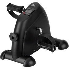 UTEN Mini Vélo Pédalier Exercice Bras Jambes Portable LCD Noir