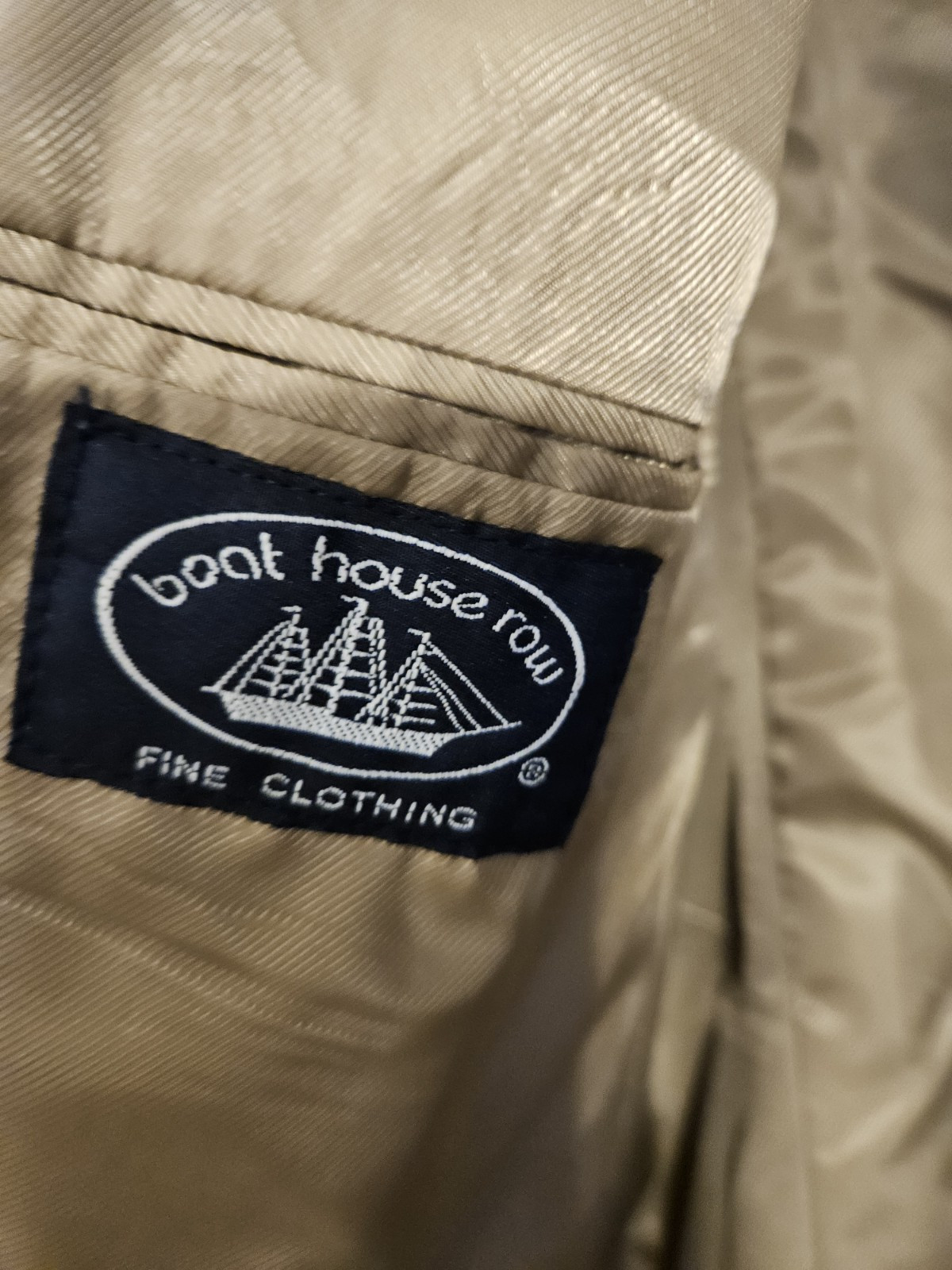 Giacca tuta blazer uomo vintage Boat Ho Fila cappotto sportivo 44 PR MARRONE CHIARO