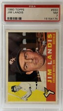 1960 Topps Set-Break #550 Jim Landis PSA 7 NM