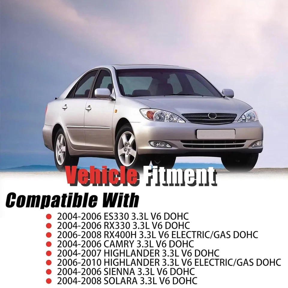 Juego de juntas de culata para Toyota Camry Solara Sienna Lexus ES330 2004-2010 3,3 L 3 MZFE Foto 2 de 4