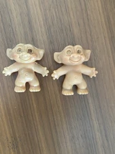 Two Thomas Dam Troll Dolls Marked DAM 1960’s