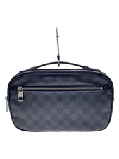 LOUIS VUITTON clutch bag ambrele_Damier Graphite_BLK PVC Black Used