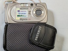 Samsung Digimax 430 4.0MP Digital Compact Camera Silver , Camera And Case Only