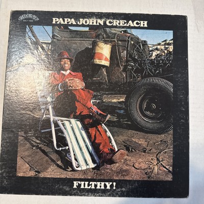 Papa John Creach LP Record Filthy 1972 (Grunt FTR1009) MINT VINYL/ VG+ GF SLEEVE
