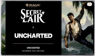 MTG Secret Lair x Uncharted FOIL PlayStation SEALED SHIPS TODAY | eBay
