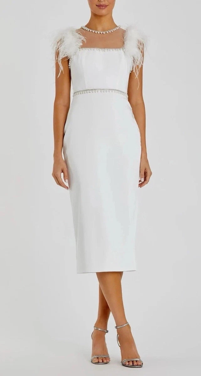 beige one shoulder dress Cameron Dress main image 1