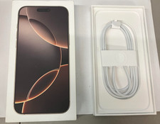 LOT OF 5 iPhone 16 Pro Max EMPTY RETAIL BOX WITH CABLE m2198