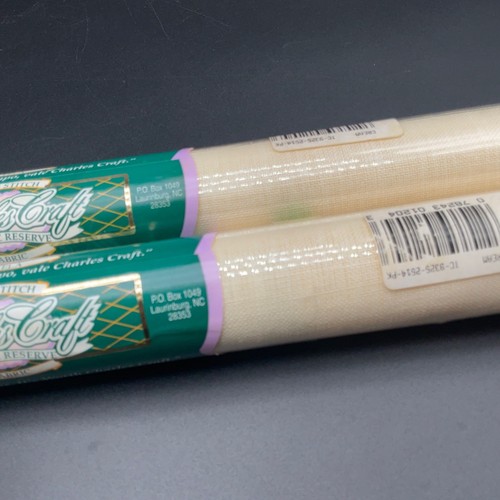 2 Charles Craft 32 Count Irish Linen Tubes Classic Reserve 20x24 Cross Stitch - Picture 3 of 7