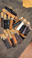 R-9 22mm Mixed Colour Leather Watch Strap 50pcs