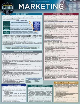 Marketing | A Quickstudy Laminated Reference Guide | Robert Murdick (u. a.)