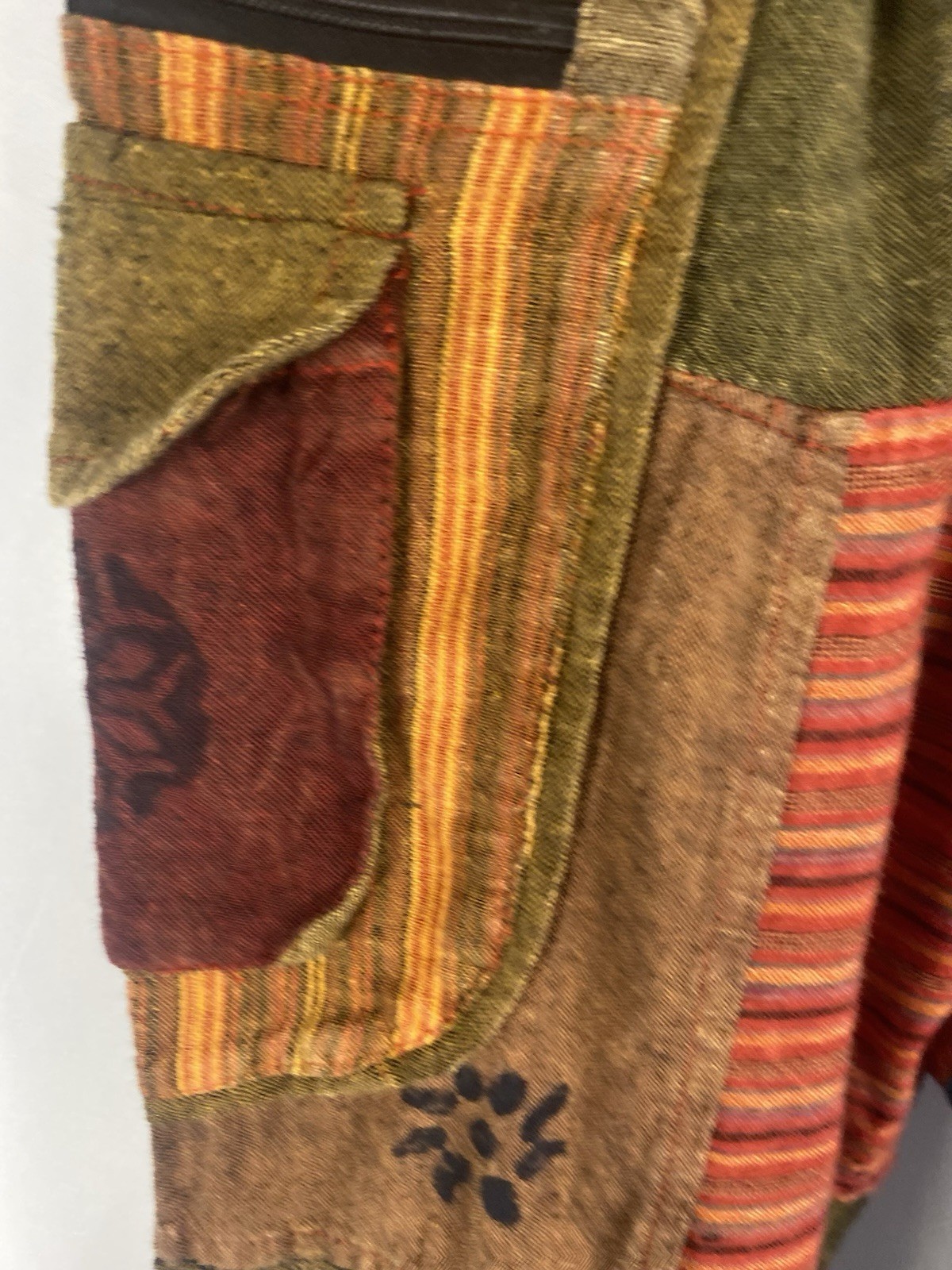 Himalayan Handmade Patchwork Pants Pockets Boho H… - image 10