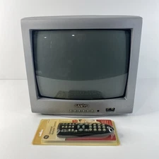 Vintage Sanyo DS13204 13" CRT TV A/V Inputs Retro Gaming W/ Universal Remote