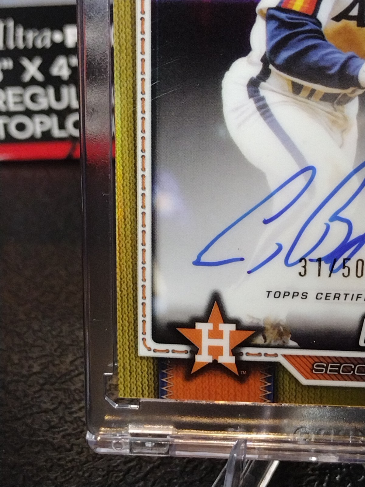 2026 Topps Chrome Baseball Craig Biggio Gold Auto /50 view 9