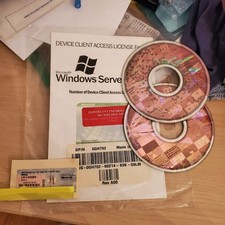 Microsoft Windows Server 2003 R2 OEM Software 2CD SET  Key  5 CLIENT LICENSE