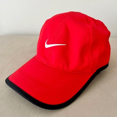 Nike Aerobill Featherlight Dri-Fit Running/Tennis Cap Red