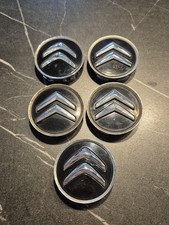 5x Citroen Nabendeckel Felgendeckel Schwarz 59mm 