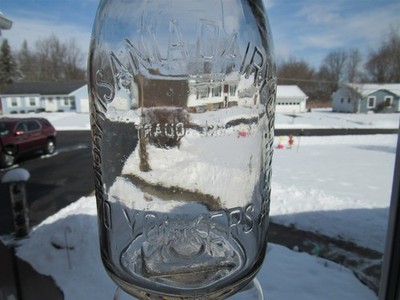 TREQ Milk Bottle Morrisania Dairy Co Inc 170 Yonkers Ave Bronx NY 1925 Rare