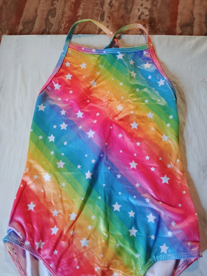 Traje de baño de una pieza 130 con estrellas para niñas Foto 3 de 4