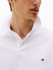 Tommy Hilfiger 1985 Regular Fit Pique White Polo Shirt