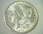 1896-O MORGAN SILVER DOLLAR ABOUT UNCIRCULATED+ AU+ NICE ORIGINAL COIN BOBS COIN