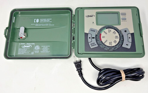 Orbit 57894 4-Station Outdoor Swing Panel Sprinkler System Timer