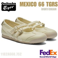 Onitsuka Tiger MEXICO 66 TGRS IVORY/CREAM 1182A660 752 Women's size NEW 