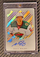 2022-23 Upper Deck THE CUP LOGOMARKS Matt Boldy AUTO Rookie Card SSP NHL SHIELD