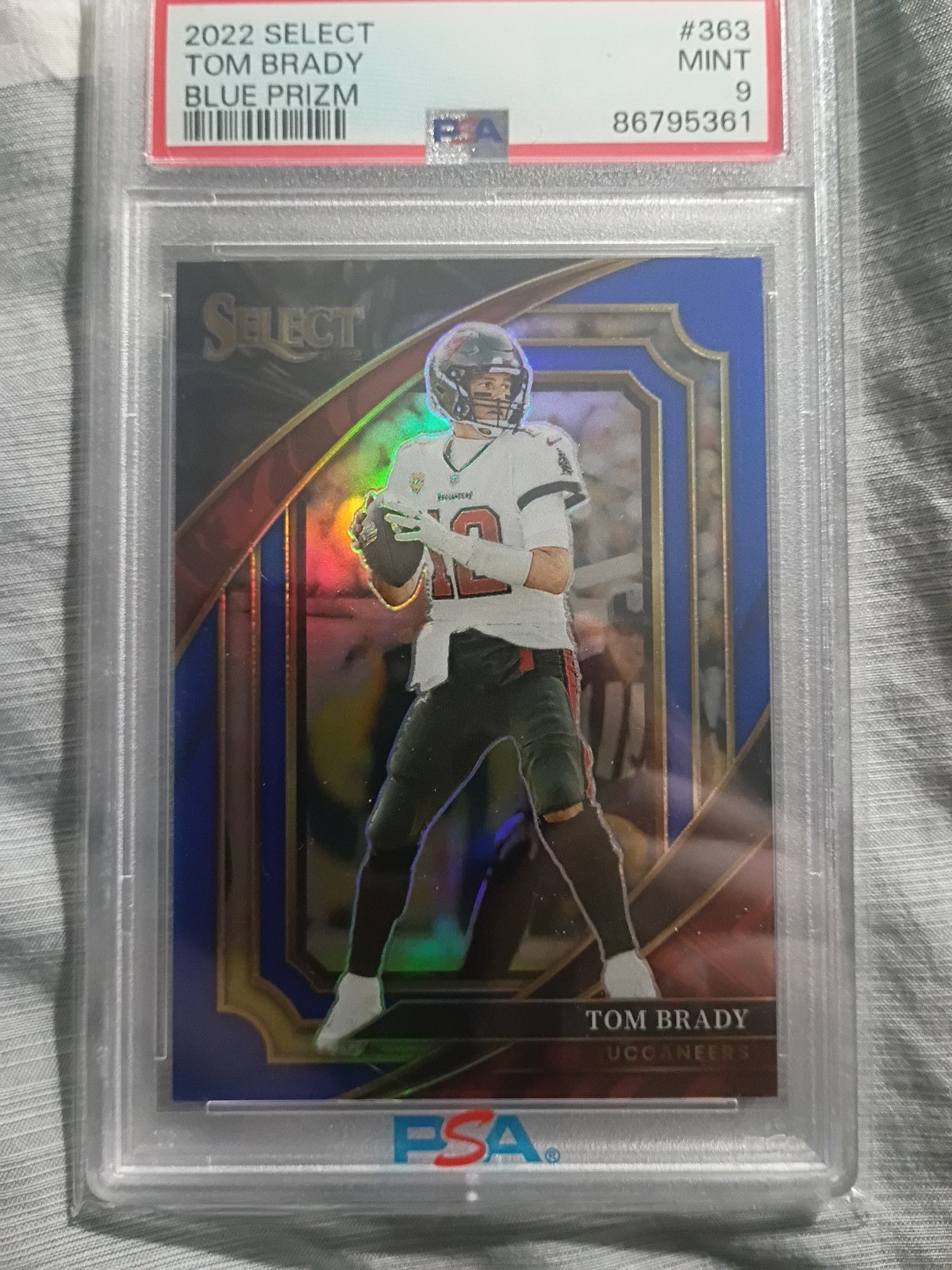 2022 Panini Select - Suite Level Tom Brady #363 Blue Prizm /99
