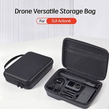 Portable Storage Bag Carrying Bag Waterproof PU Leather for DJI Action 6