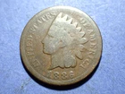 1886 Type 2 Indian Cent  Good