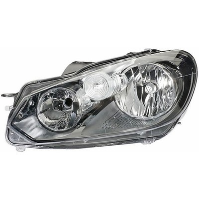 Scheinwerfer Vorne Links h7-h15 für VW Golf 6 2009 IN Dann Parabel Schwarz Hella