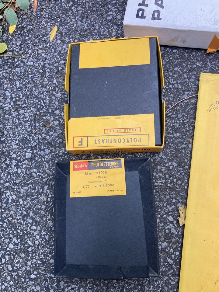 LOT 50 Sheets of Kodak Photographic Paper Polycontrast F Rapid NOS 8x10 11x14 - Image 3 of 4