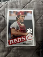 2020 Topps Johnny Bench 1985 Topps Baseball 35th Anniversary Reds 85-35