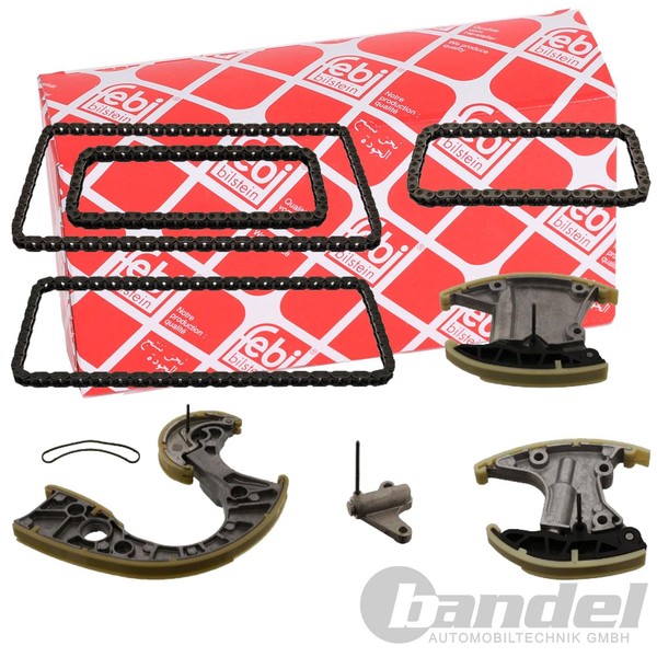 febi Steuerkettensatz (Neunteilig) FüR Audi A4 A6 A8 Q7 VW Touareg-image