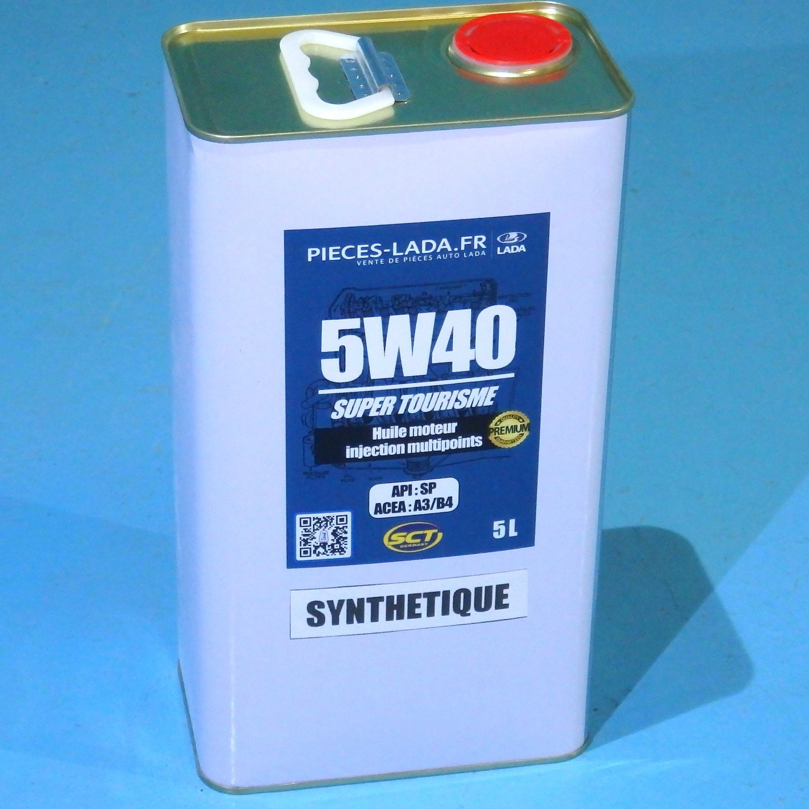 Huile moteur 5W40 synthétique SP réduit la friction et protège le haut moteur 5L