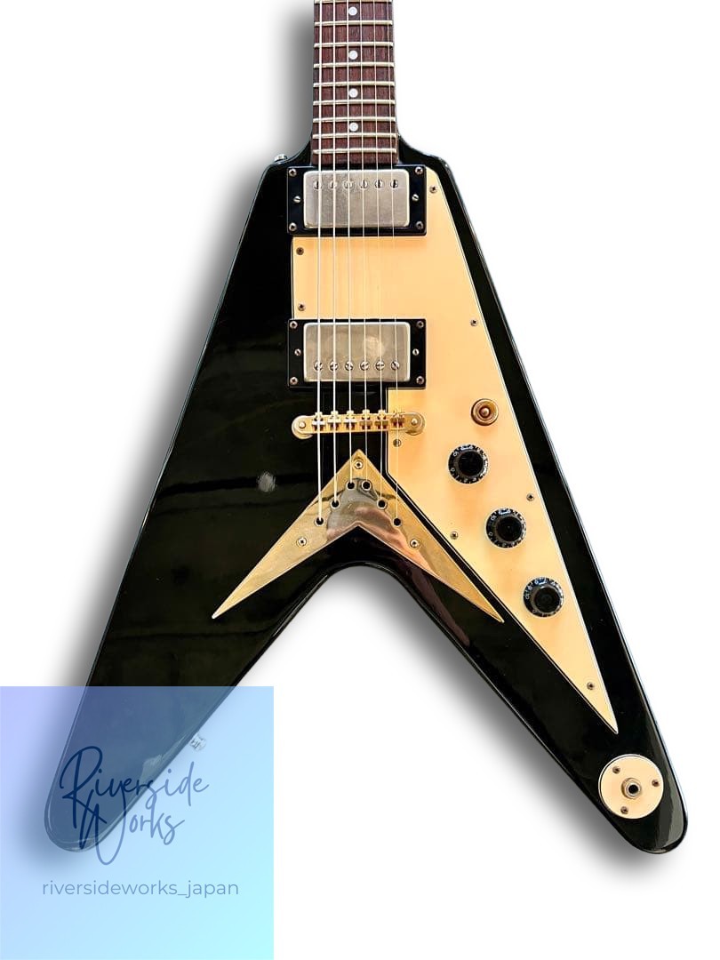 Epiphone by Gibson Flying V Black Ebony 1999