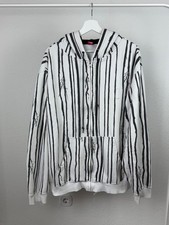 Foursquare Outerwear White Striped Leaf Branc...