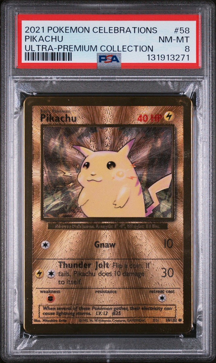 2021 Pokémon Celebrations ピカチュウ #58 2021 POKEMON CELEBRATIONS ULTRA-PREMIUM COLLECTION #58 PIKACHU PSA