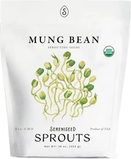 Organic Mung Bean Sprout Seeds (16 Oz) – Non-Gmo, Heirloom Seeds for Sprouting a