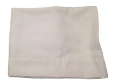 1 Single Solid White 100 Polyester Pillowcase 20 X 30 Standard/ Queen