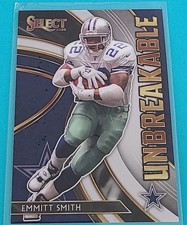 2020  Select Unbreakable  #U3 Emmitt Smith  Dallas Cowboys Football Card K2