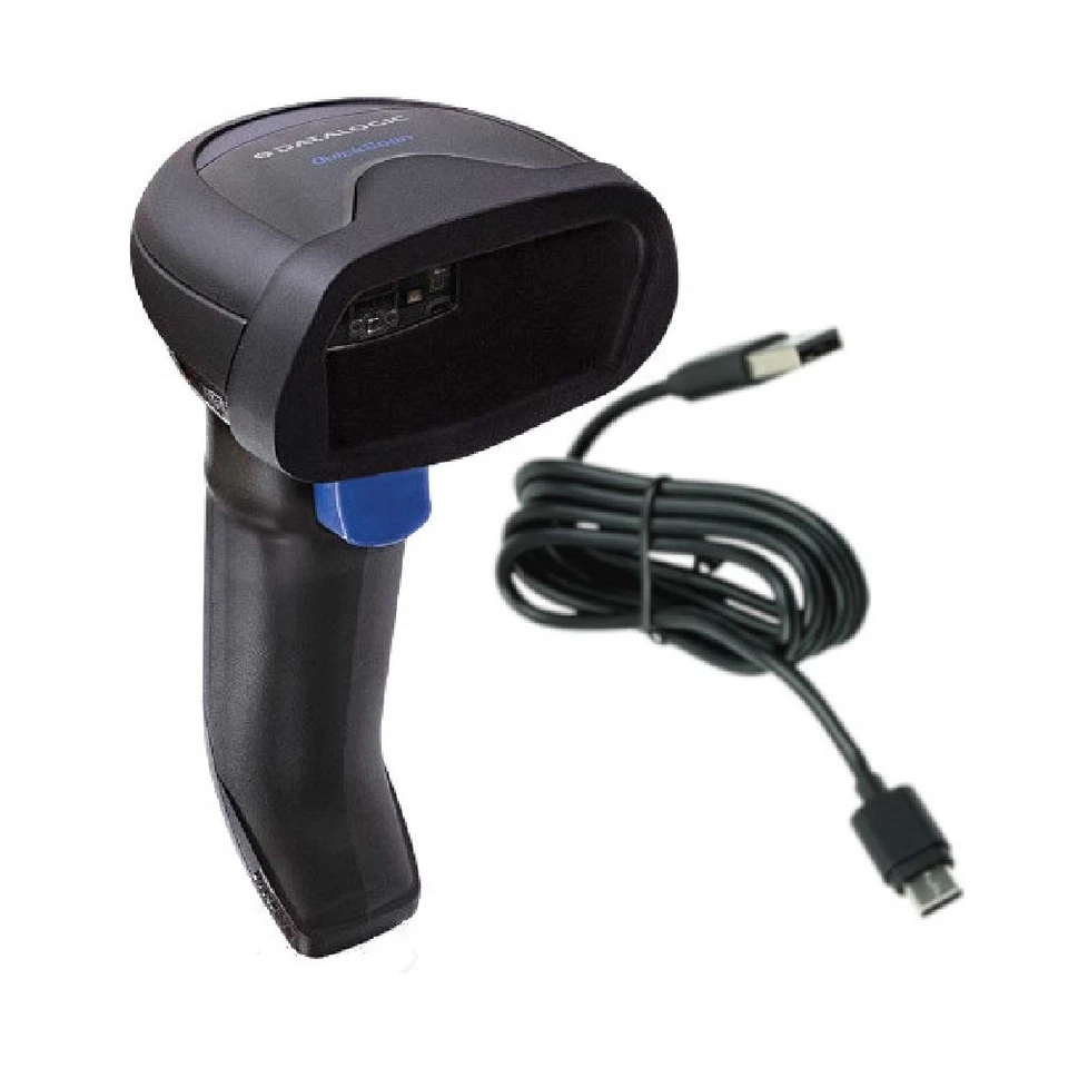 Datalogic Quickscan QBT2500-BK-BTK+ Bluetooth 1D 2D Barcode Scanner W/ USB Cable - Image 2 of 3