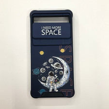 Google Pixel 6A Case Dual Layer Full Camera Protection Navy Space NEW Open Box