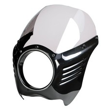 Cupolino Arlen Ness per forcelle Narrow Glide scanalato in abs