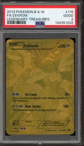 Zekrom graded PSA 2 for sale on eBay