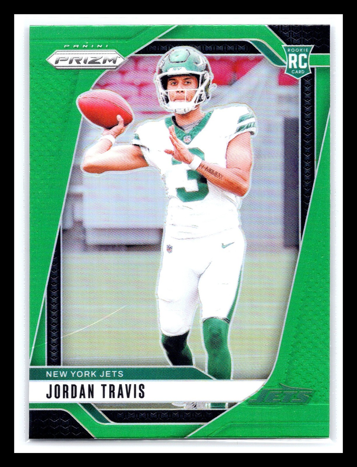 2024 Panini Prizm - Rookies Jordan Travis #359 Green Prizm (RC)