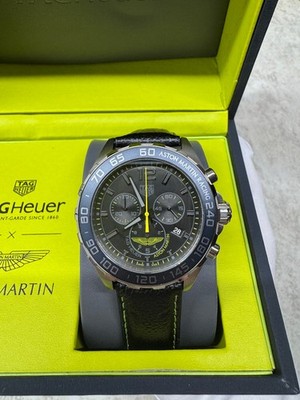 TAG HEUER Formula 1 Aston Martin Special Edition Chrono Watch CAZ101P.FC8245