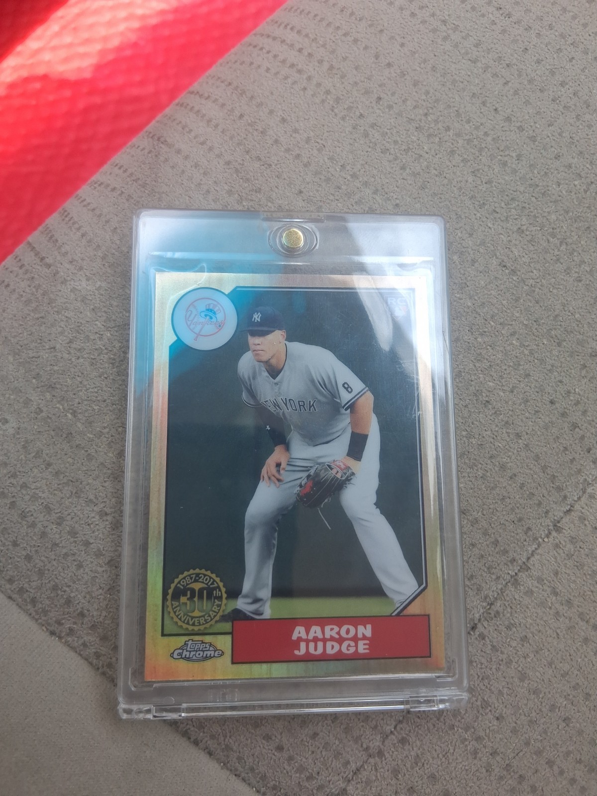 2017 Topps Chrome - 1987 Design Aaron Judge #87T-8 (RC) SILVER