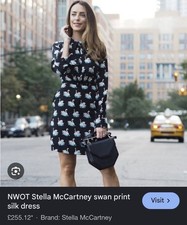Stella McCartney Swan Dress size 40 uk 12
