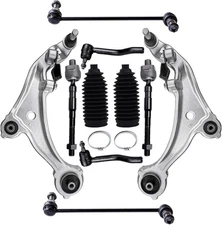 Front Lower Control Arm Ball Joints Tie Rod Sway Bar For 2007-2013 NISSAN ALTIMA